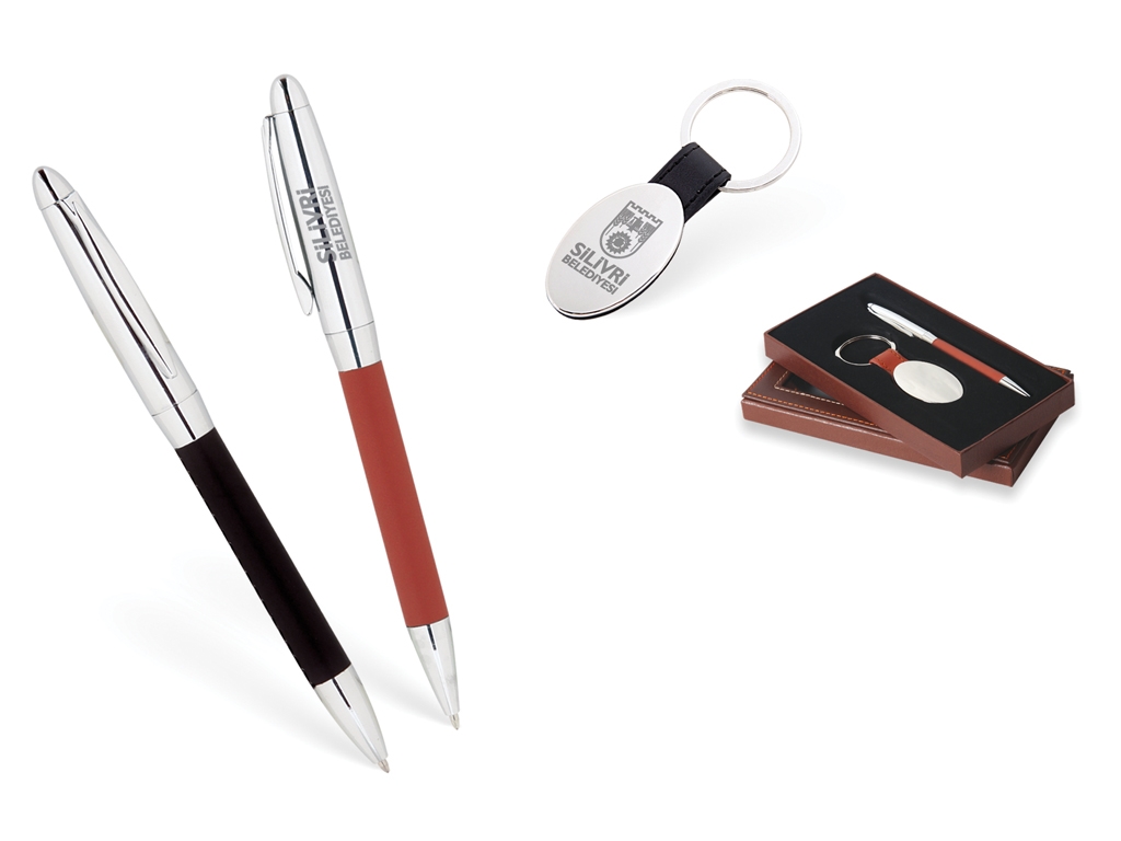 Keychain- Ballpoint Pen Set